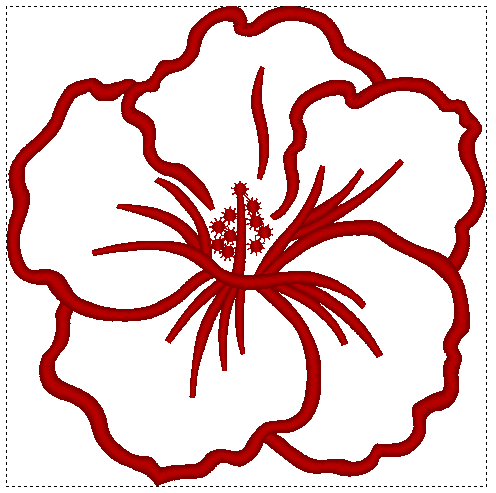 çiçek sunum peçetesi nakış deseni