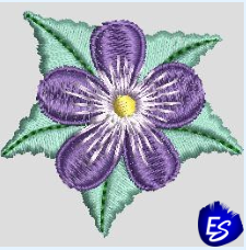 Çiçek nakış deseni
