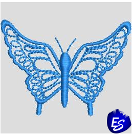 Kelebek nakış deseni