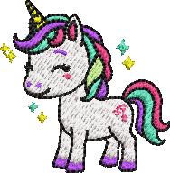 Unicorn nakış deseni