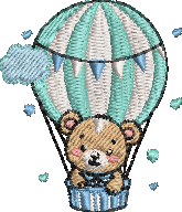 TEDDY BEAR Uçan AYI nakış deseni