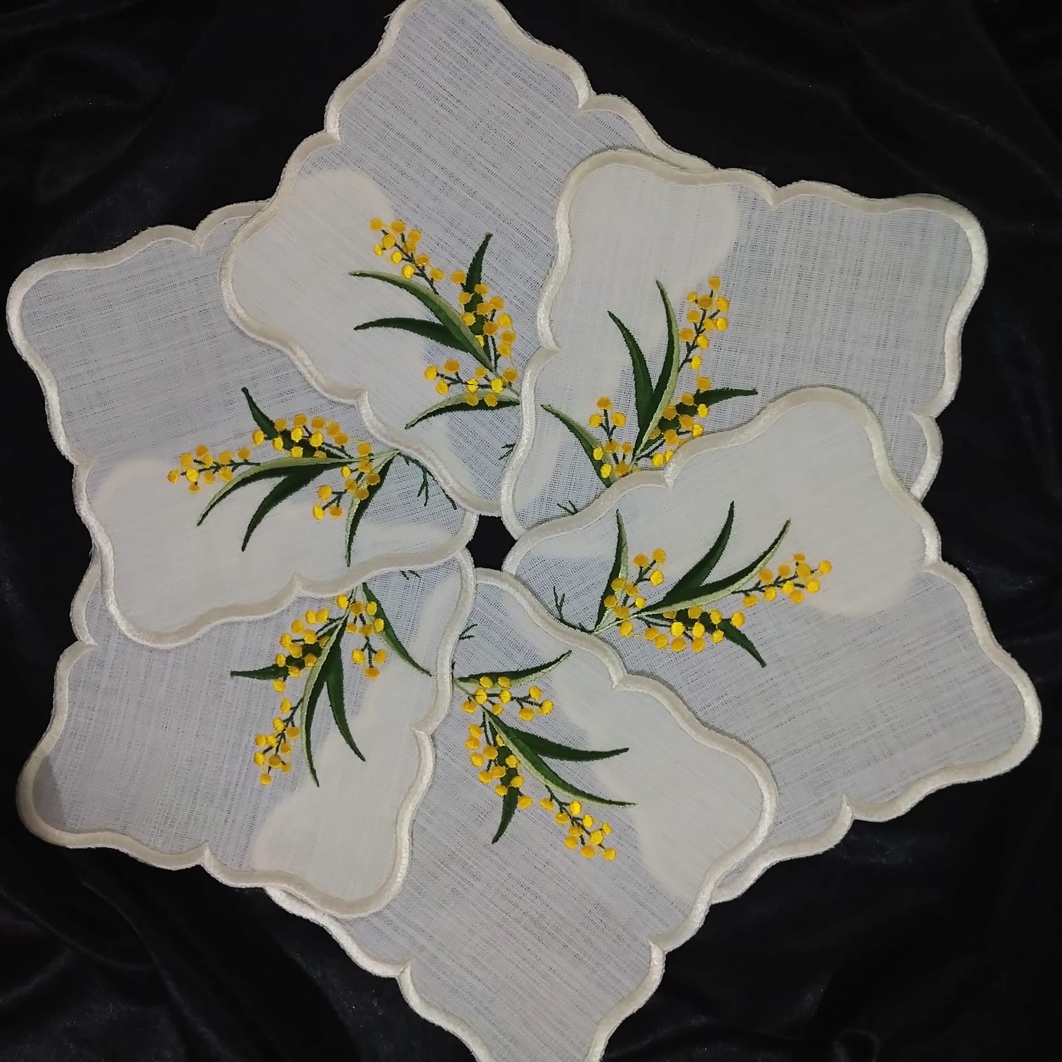 MİMOZA (148X148 mm) nakış deseni