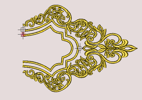 yarım ranır nakış deseni