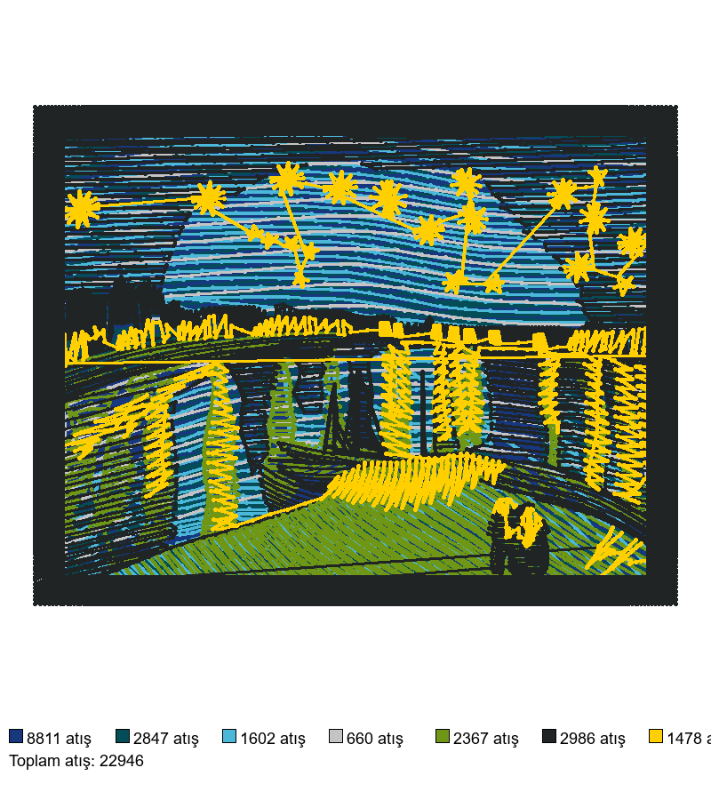 2311 nakış deseni