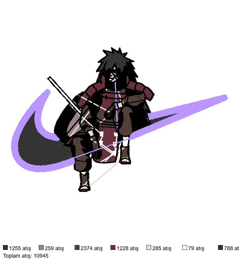 232 Nike Madara nakış deseni