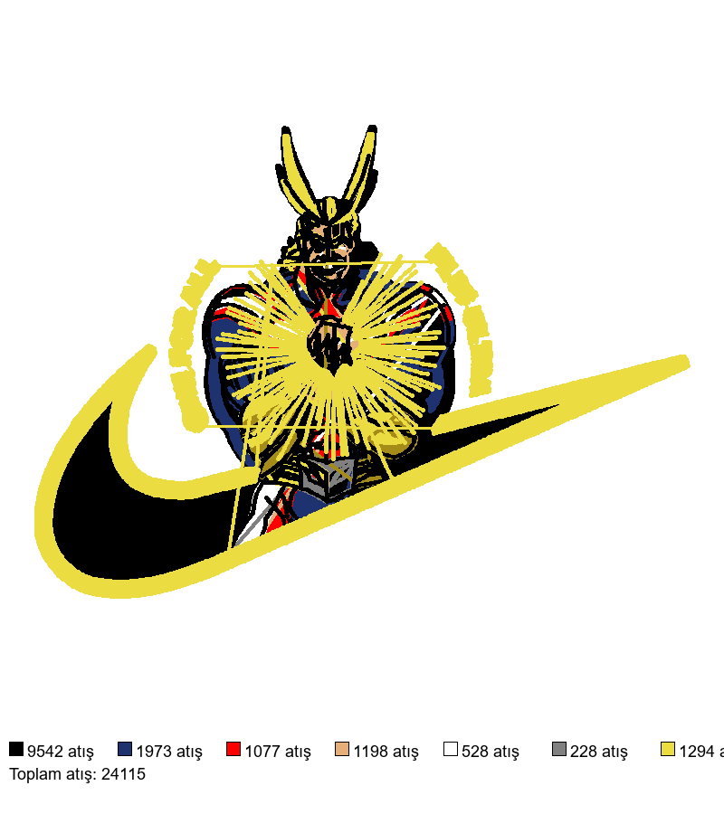 455 nakış deseni