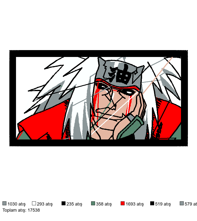 94 Jiraiya nakış deseni