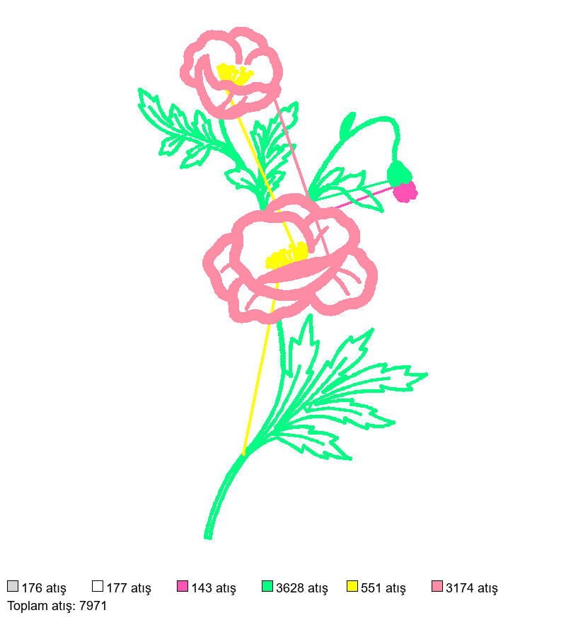 Poppy07 nakış deseni