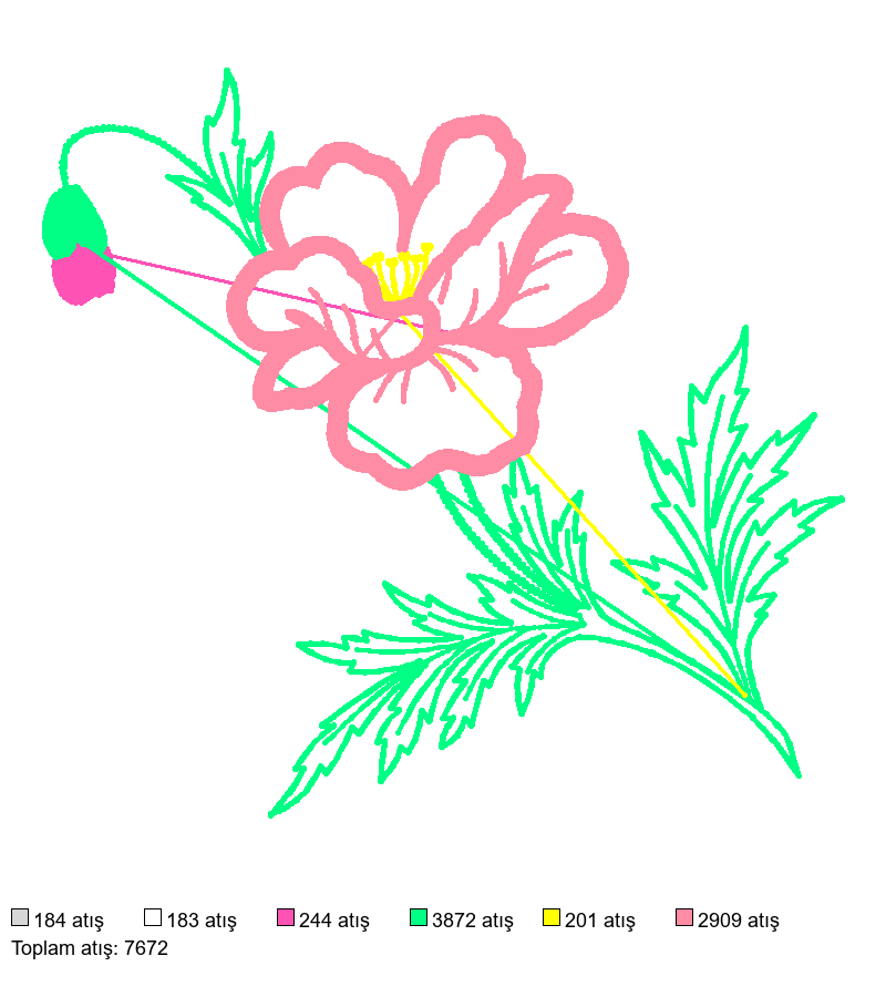 Poppy10 nakış deseni