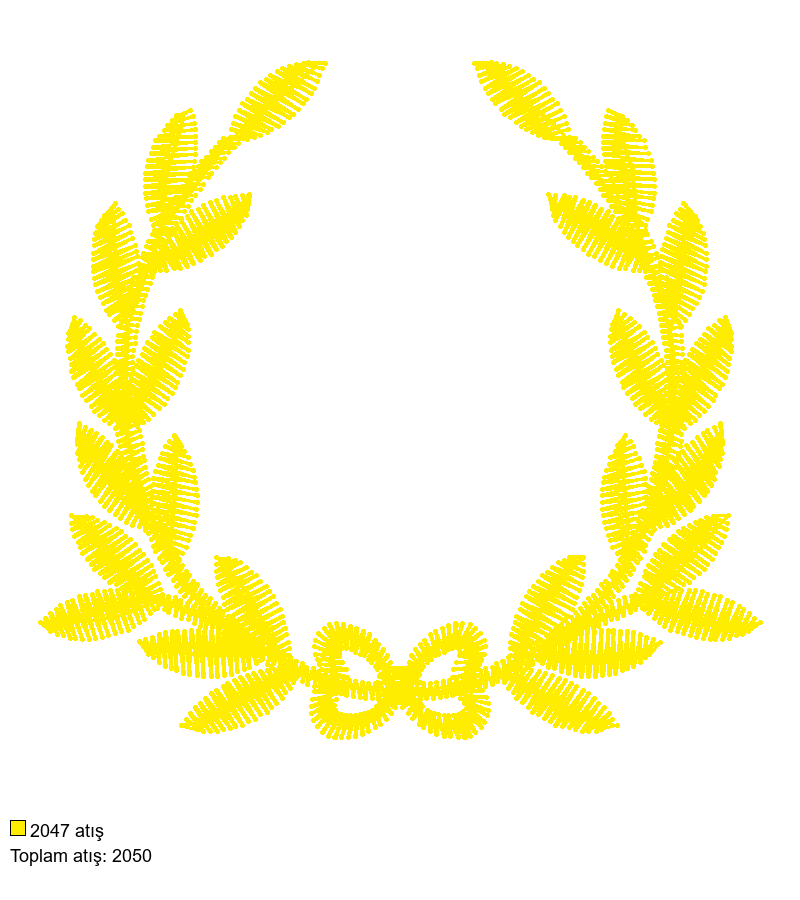 WREATH2 nakış deseni